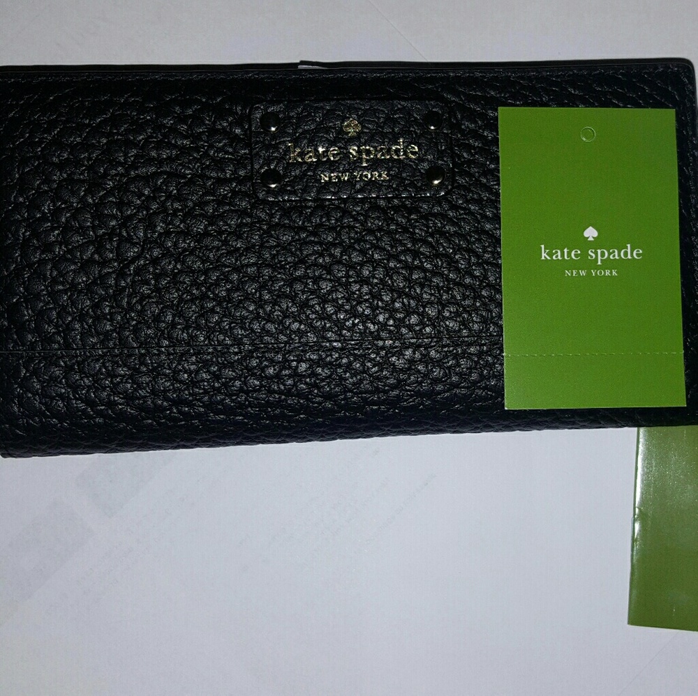 NWT Kate Spade bay street STACY in black leather; CHRISTMAS CLEARANCE